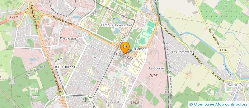 localisation de l'entreprise INDIVISION MAILLE HENRIET  ORLEANS