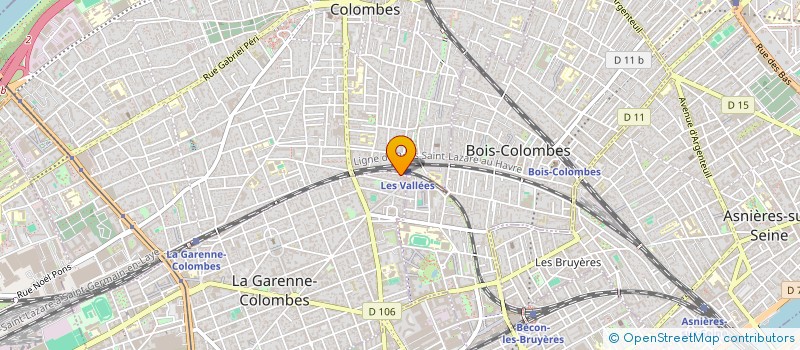 localisation de l'entreprise INDIVISION MAILLE MOREAU à LA GARENNE-COLOMBES