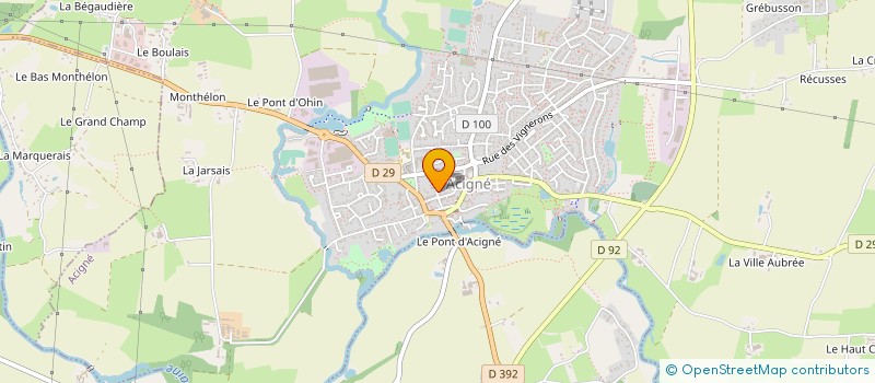 localisation de l'entreprise INDIVISION MAILLEUX LOUIS ANDRE  ACIGNE