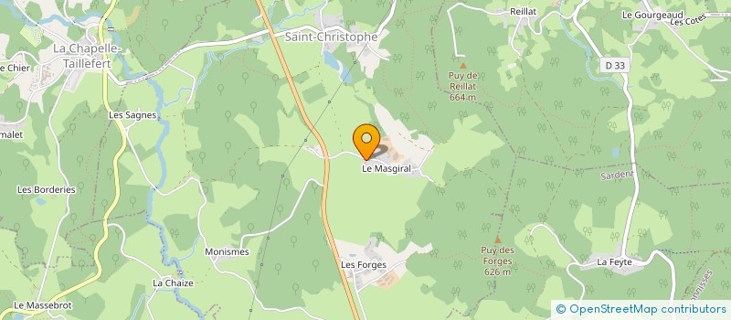 localisation de l'entreprise INDIVISION MAISONNIAUD à SAINT-CHRISTOPHE