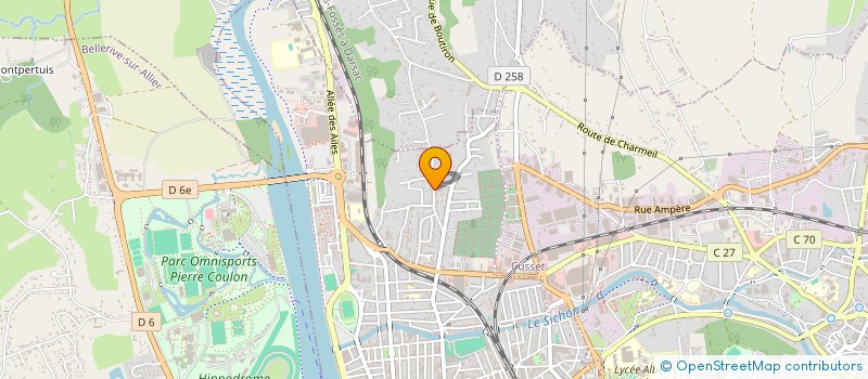 localisation de l'entreprise INDIVISION MAITRE - LARRIESTE à VICHY