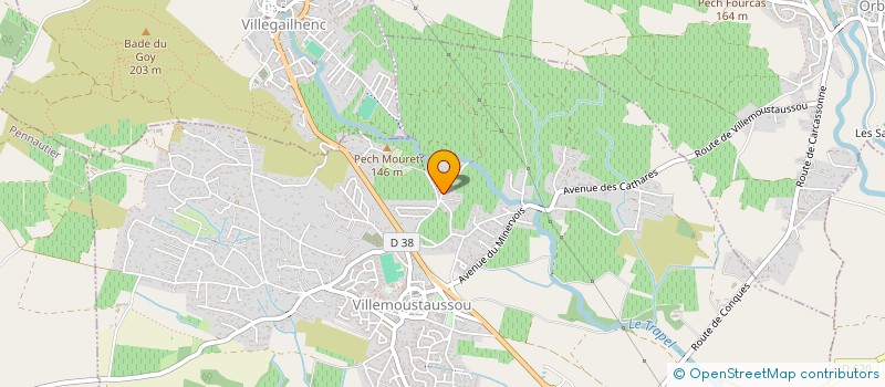 localisation de l'entreprise INDIVISION MAJOR PAGES  VILLEMOUSTAUSSOU