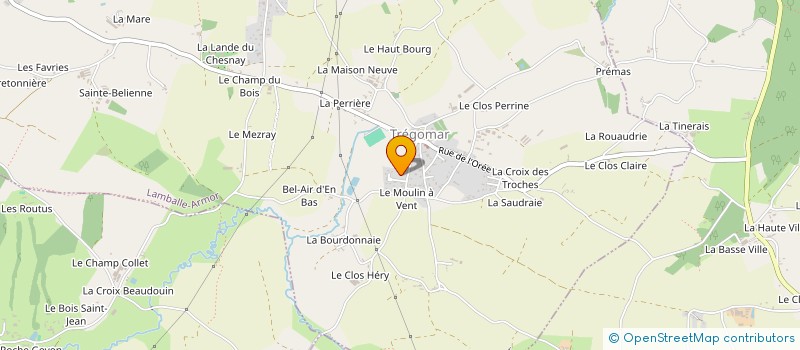 localisation de l'entreprise INDIVISION MAKHLOUFI PLOUJOUX  LAMBALLE-ARMOR