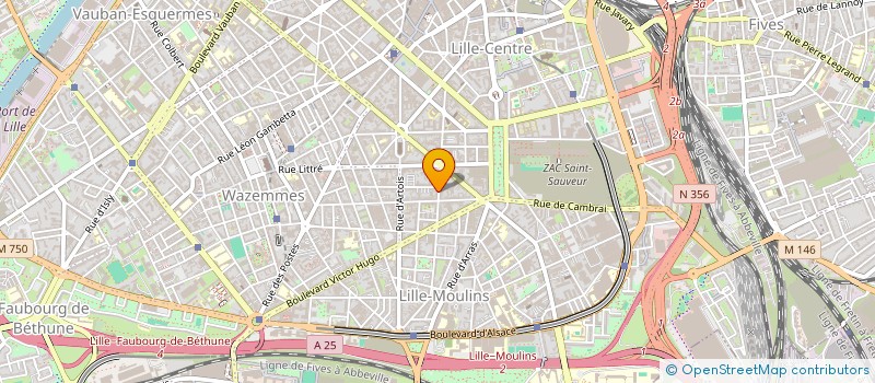 localisation de l'entreprise INDIVISION MALATERRE BRUNO  LILLE