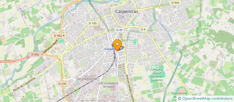 localisation de l'entreprise INDIVISION MALBOSC HUGUETTE VIAL JEAN  CARPENTRAS