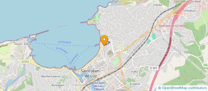 localisation de l'entreprise INDIVISION MALBREL à SAINT-JEAN-DE-LUZ