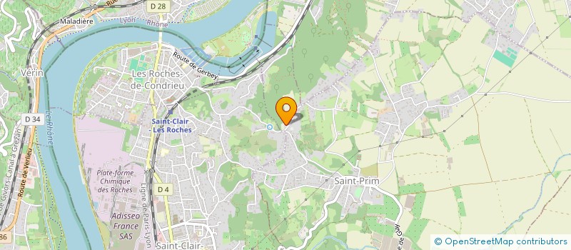 localisation de l'entreprise INDIVISION MALFERIOL  SAINT-PRIM