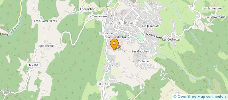 localisation de l'entreprise INDIVISION MALHOMME POUSSIER  VILLARD-DE-LANS