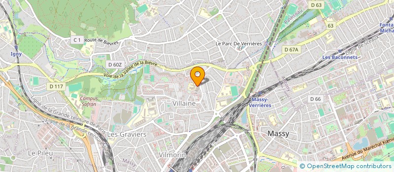 localisation de l'entreprise INDIVISION MALIK AISHA ET JOBIN STEVE à MASSY