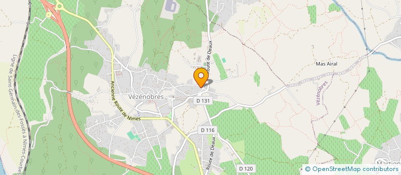 localisation de l'entreprise INDIVISION MALLE - BECK  VEZENOBRES