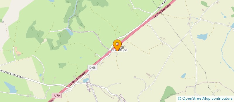 localisation de l'entreprise INDIVISION MALLET  CRESSANGES