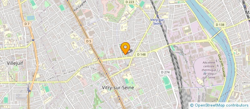 localisation de l'entreprise INDIVISION MALLET HOUDEBINE  VITRY-SUR-SEINE