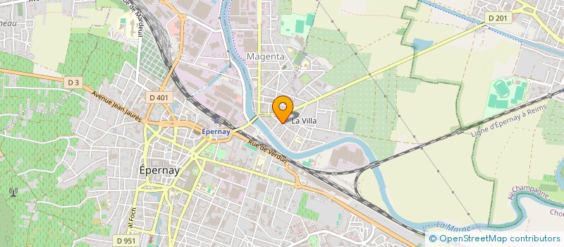 localisation de l'entreprise INDIVISION MALOT - JACQUIN  EPERNAY