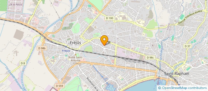 localisation de l'entreprise INDIVISION MANCEAU PINTO à FREJUS