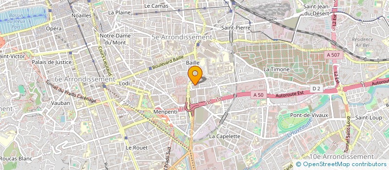 localisation de l'entreprise INDIVISION MANCHE ET NAVARRO à MARSEILLE