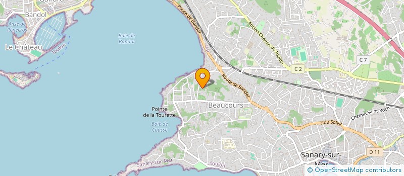 localisation de l'entreprise INDIVISION MANCUSO LMNP  SANARY-SUR-MER