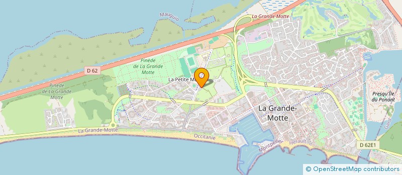 localisation de l'entreprise INDIVISION MANDEL*CLAUDE/  LA GRANDE-MOTTE