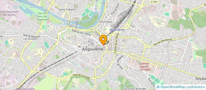 localisation de l'entreprise INDIVISION MANDINEAU ET BOUCHELOT à ANGOULEME