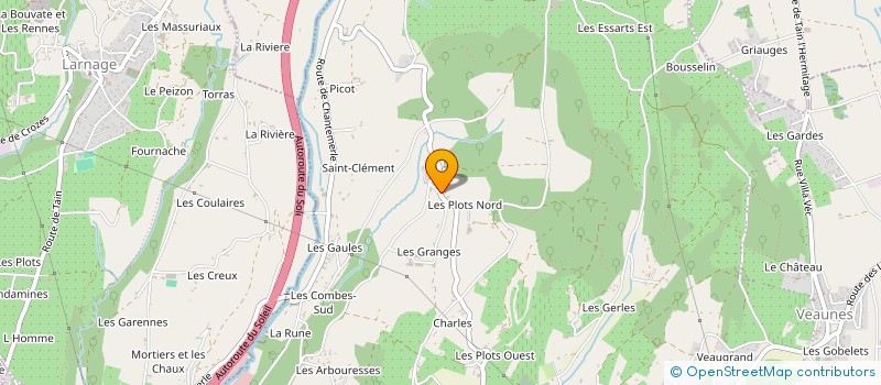 localisation de l'entreprise INDIVISION MANDON PHILIPPE ET MANDON LAURENCE  MERCUROL-VEAUNES