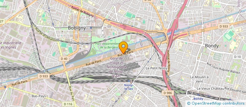 localisation de l'entreprise INDIVISION MANDRON ET RAIMOND  BOBIGNY