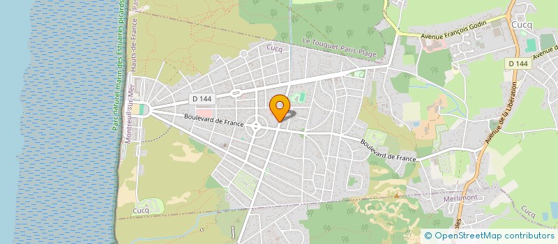 localisation de l'entreprise INDIVISION MANET - BAYART  CUCQ