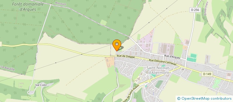 localisation de l'entreprise INDIVISION MANGEON NTM  SAINT-NICOLAS-D'ALIERMONT