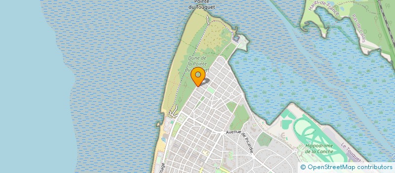 localisation de l'entreprise INDIVISION MANGIN  LE TOUQUET-PARIS-PLAGE