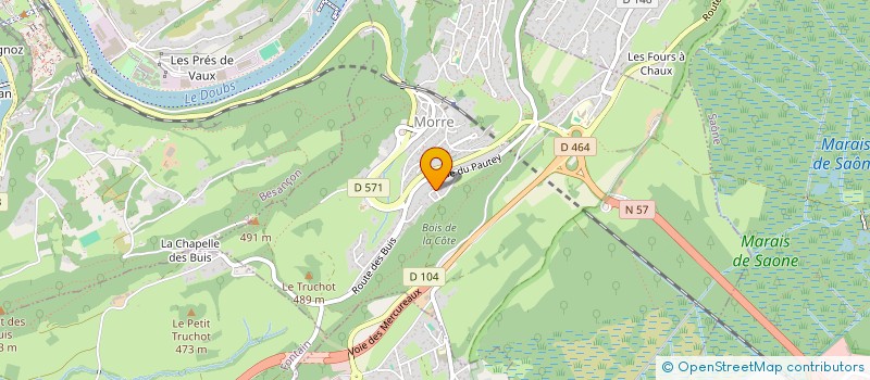 localisation de l'entreprise INDIVISION MANGIN MARINE & VONTHRON FELIX  MORRE