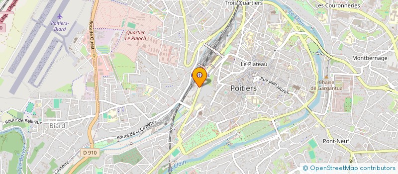 localisation de l'entreprise INDIVISION MANGOGNA FREDERIC ET ANABELA  POITIERS