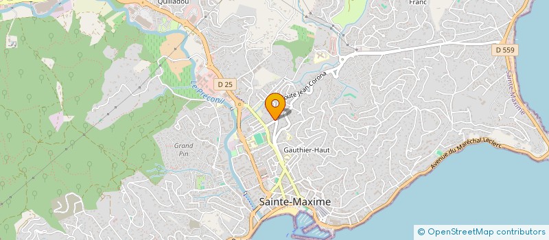 localisation de l'entreprise INDIVISION MANON BUAN ET MEHDI BOURAGHDA à SAINTE-MAXIME