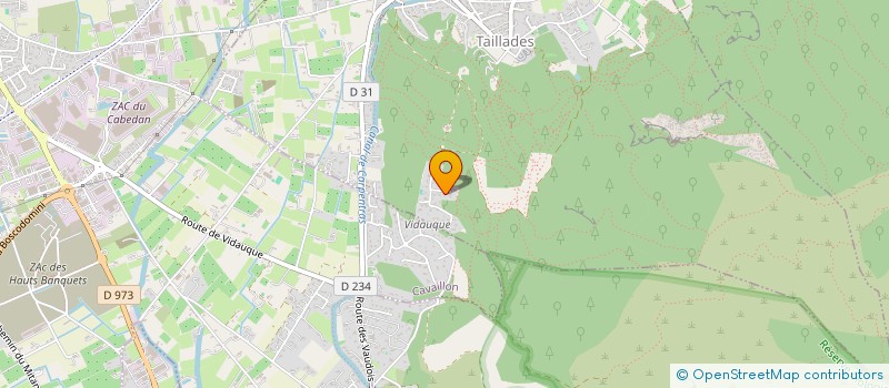 localisation de l'entreprise INDIVISION MANON ET LOUIS GIBELIN  TAILLADES