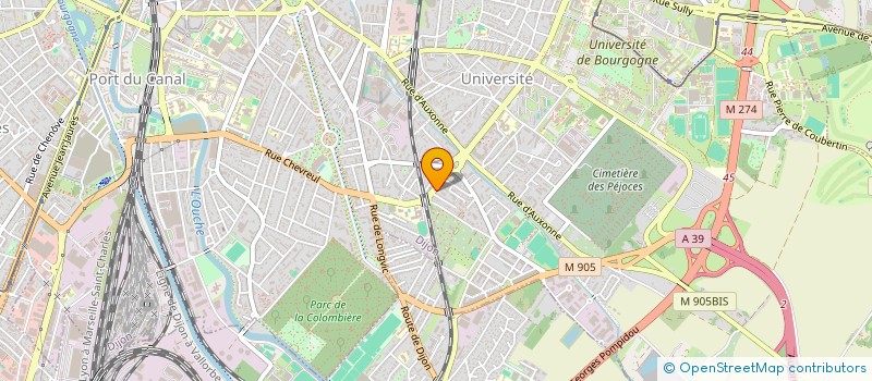 localisation de l'entreprise INDIVISION MANTEAU ET POT  DIJON