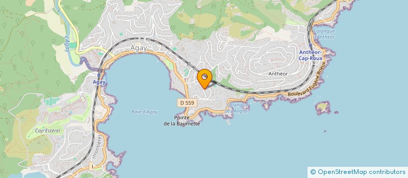 localisation de l'entreprise INDIVISION MANTOUT SAINT-MAXENT  SAINT-RAPHAEL