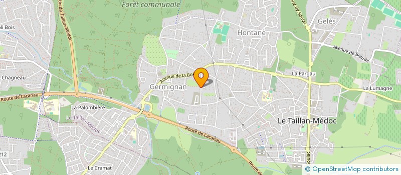 localisation de l'entreprise INDIVISION MANUEL NSIMBA BRETON  LE TAILLAN-MEDOC