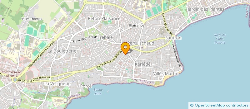 localisation de l'entreprise INDIVISION MANZO  SAINT-NAZAIRE