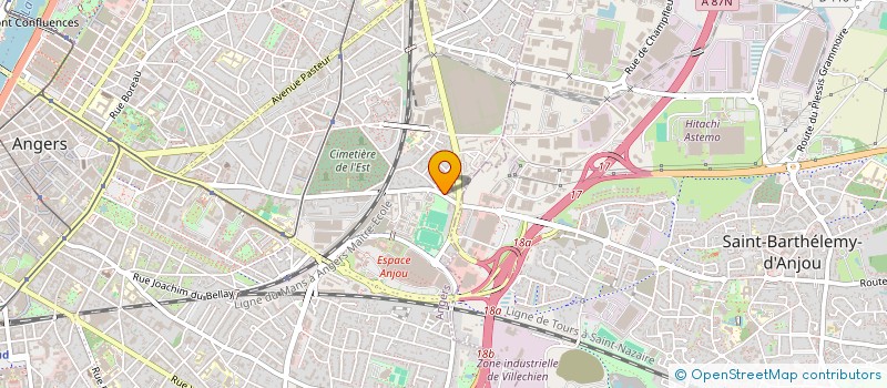 localisation de l'entreprise INDIVISION MARANDEAU à ANGERS
