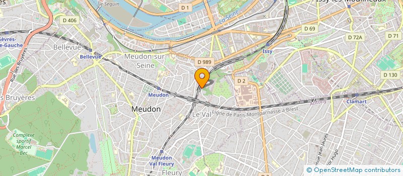 localisation de l'entreprise INDIVISION MARC-ELIE-ET FRANCOIS GOSSE  MEUDON