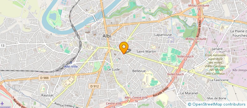 localisation de l'entreprise INDIVISION MARC-ROUSSEL à ALBI