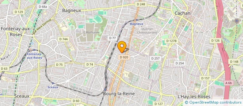localisation de l'entreprise INDIVISION MARCAIS HUBERT à BOURG-LA-REINE