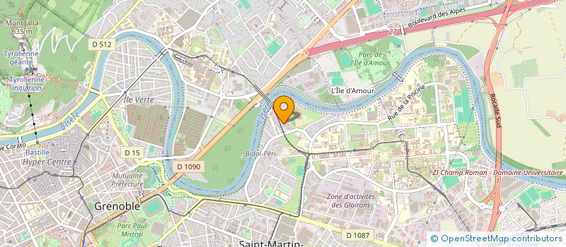 localisation de l'entreprise INDIVISION MARCEL BEJEANNIN  SAINT-MARTIN-D'HERES