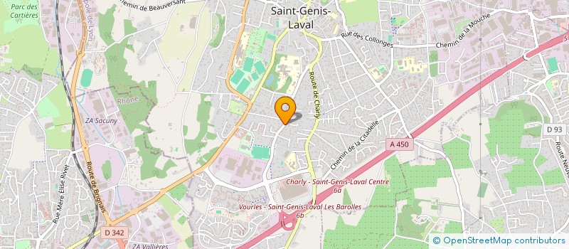 localisation de l'entreprise INDIVISION MARCEL - PHILIP  SAINT-GENIS-LAVAL