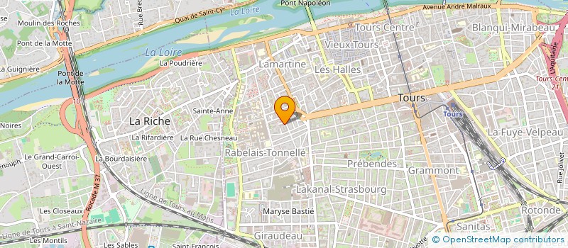 localisation de l'entreprise INDIVISION MARCHAND  TOURS