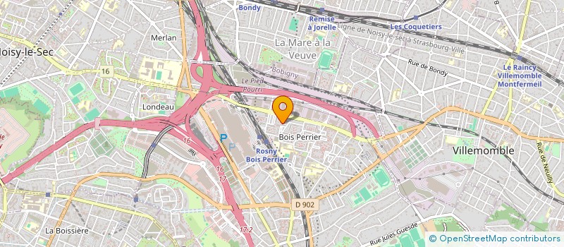 localisation de l'entreprise INDIVISION MARCHAND DOS SANTOS à ROSNY-SOUS-BOIS