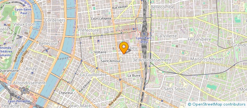 localisation de l'entreprise INDIVISION MARCHANDEAU JEAN-CLAUDE ET CHRISTINE  LYON