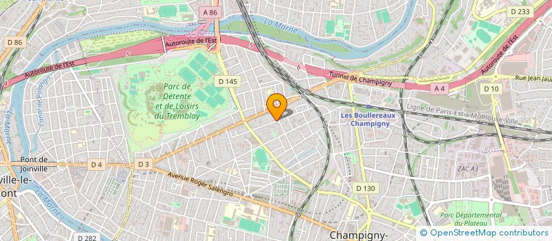 localisation de l'entreprise INDIVISION MARCHEWKA SOPHIE ET PATRICK à CHAMPIGNY-SUR-MARNE