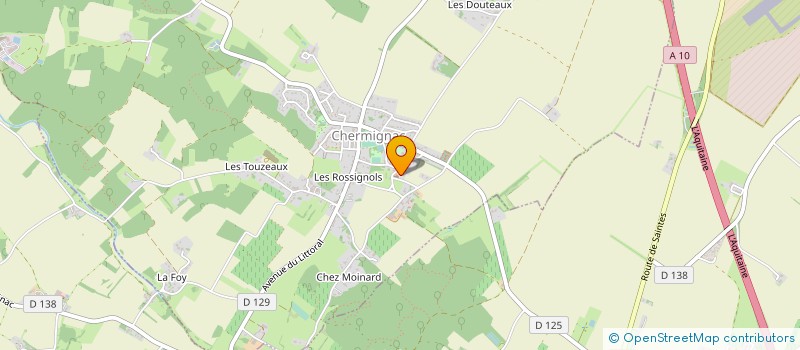 localisation de l'entreprise INDIVISION MARCHIVE  THENAC