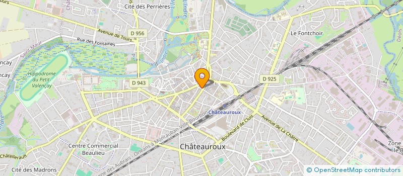 localisation de l'entreprise INDIVISION MARCON GERARD ET MONIQUE à CHATEAUROUX