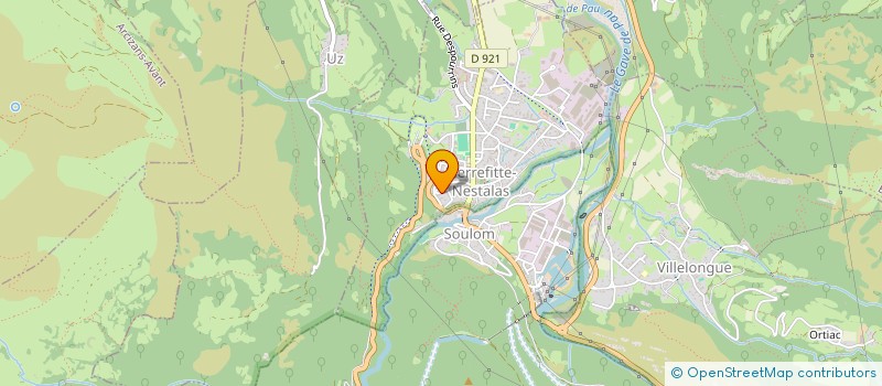 localisation de l'entreprise INDIVISION MARCOU YEBENES  PIERREFITTE-NESTALAS