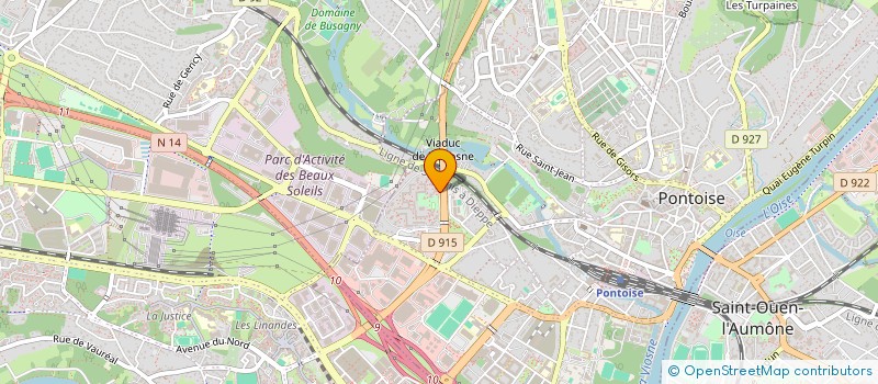 localisation de l'entreprise INDIVISION MARCOUVILLE 1  PONTOISE