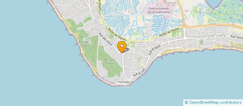 localisation de l'entreprise INDIVISION MARECHAL ET KOSAK à LA GUERINIERE
